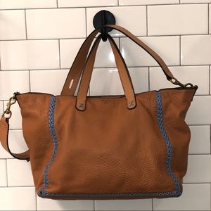 Tory Burch Medium Whipstitch Crossbody Tote